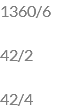1360/6 42/2 42/4