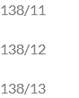 138/11 138/12 138/13